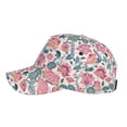 thumbnail image 5 of Balery Baseball Cap Adjustable Size for Running Workouts and Outdoor Activities All Seasons Dad Hat(Flower Leaves), 5 of 9