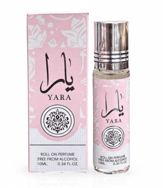 Lattafa Yara 2-piece Fragrance Bundle for Women (3.4 Oz Eau de Parfum Spray + 0.34 Oz Concentrated Perfume Oil)