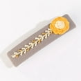 thumbnail image 3 of Coofit Embroidery Kit Creative Fish Floral Needlework Kit DIY Hair Clip with Hoop, 3 of 10