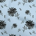 thumbnail image 1 of oneOone Cotton Poplin Twill Grayish Blue Fabric Floral Diy Clothing Quilting Fabric Print Fabric By Yard 56 Inch Wide, 1 of 4