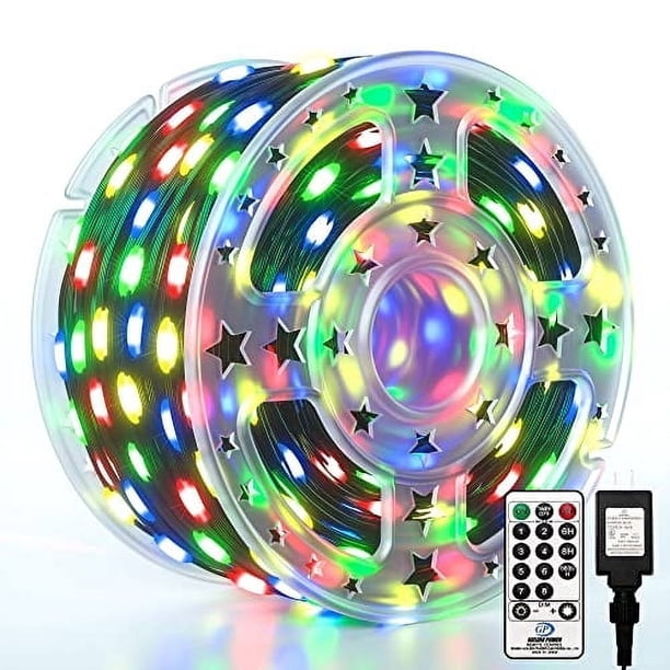Cadena de hadas LED Eueasy 1000 de luces navideñas, 105 m, para exteriores