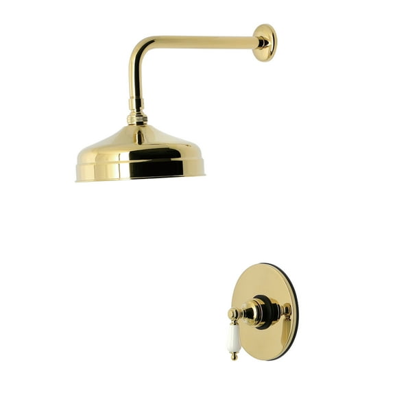 Kingston Brass KB6332PLSO Victorian Single-Handle Pressure Balanced Shower Faucet, Polished Brass