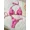 Multicolor, variant on Springbreak Women's Random Print Spaghetti Strap Metallic Decor Sexy Bikini Set, Summer Beachwear