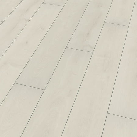 Wood Laminate Base - Elesgo Limited Edition V4s Valley Oak White Wood Laminate Floor, 20.67 Sq. F.