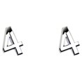 thumbnail image 2 of kurtrusly 1pc 3D Numeral Door Plaque House Drawer Sign Plating Gate Digits 0 to 9 Plastic Number Hotel Home Sticker Address Door Label Number 4 2Set, 2 of 6