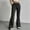 12# Black, variant on Flare Leggings for Women Drawstring High Waisted Flared Yoga Pants Soft Lounge Wide Leg Sweatpants Y2k Bell Bottoms,Light Gray M