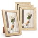 thumbnail image 1 of Photo frame, eco-friendly, natural wood color, 10 x 15 cm, 4 pieces, 1 of 5
