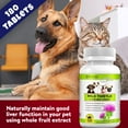 thumbnail image 4 of Milk Thistle for Dogs - 180 Chewable Tablets - Canine Liver and Kidney Support Supplement for Dogs - Detox for Dogs - Liver Supplement for Dogs, 4 of 5