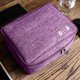thumbnail image 5 of Bolsas de cable de datos de viaje impermeables de almacenamiento Gadget Wire Zip Packs Purple, 5 of 6