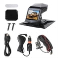 thumbnail image 1 of Cámara DVR de Doble Lente Cámara para Salpicadero de Coche Grabadora de Vídeo Monitor de Visión Trasera DashCam Pantalla de 2 Pulgadas 1080P Gran Angular(B), 1 of 5