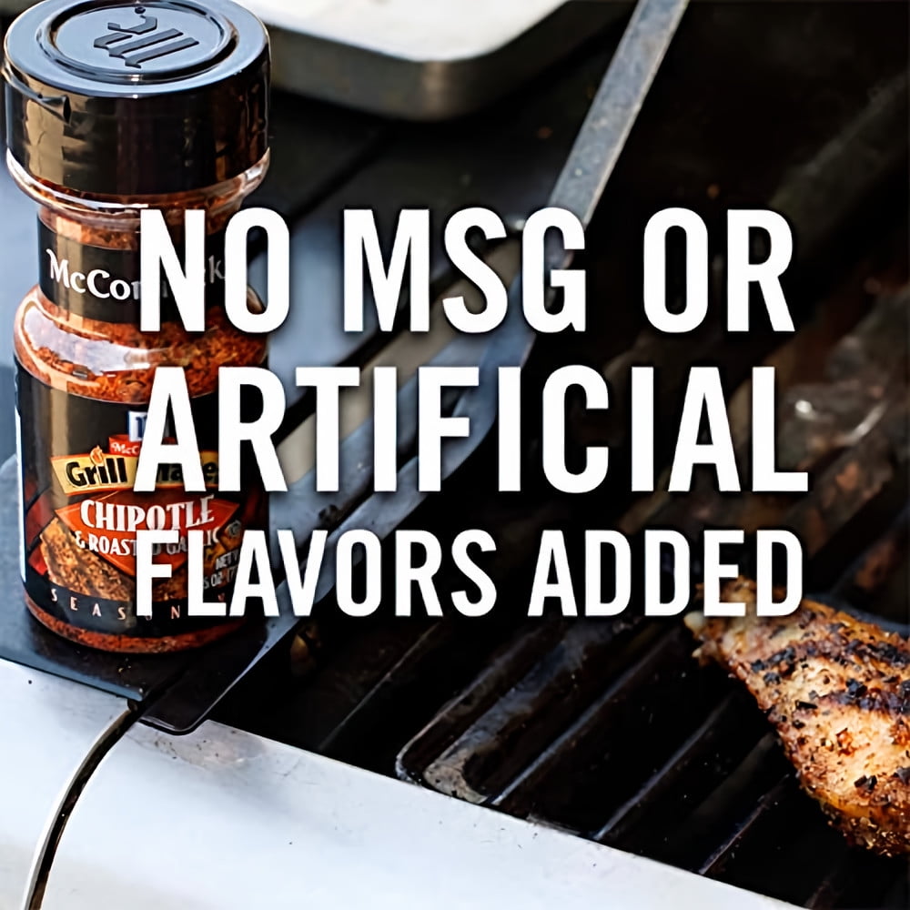 McCormick Grill Mates Chipotle & Roasted Garlic Seasoning (Pack of 5)