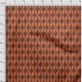 thumbnail image 3 of oneOone Cotton Cambric Orange Fabric Argyle Check Diy Clothing Quilting Fabric Print Fabric By Yard 56 Inches Wide, 3 of 4