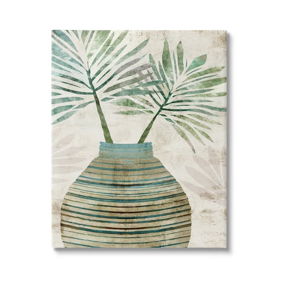 Stupell Industries Rustic Boho Botanicals Botanical & Floral Painting Gallery Wrapped Canvas Art Print Wall Art, 16 x 20