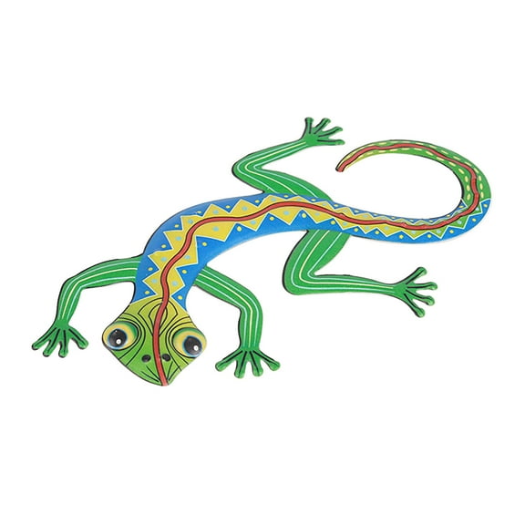 Fridja Garden House Lizard Art Outdoor Garden Backyard Metal Animal Decoration Gift