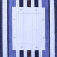 thumbnail image 1 of Ahgly Company Indoor Square Solid Blue Modern Area Rugs, 6' Square, 1 of 4
