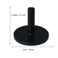 thumbnail image 3 of 5pcs Plug Rubber Mount Flock Locker Rubber Holder For Car And Fixed Display For Car Lover Excluding Rubber But Includes Double Stickers Inside Interior Coating Agent Rubber Mat Interior Auto Lights, 3 of 4