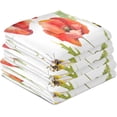 thumbnail image 4 of Dreamtimes Poppy Flower Bee Watercolor Kitchen Towels Dish Bar Tea Towel Dishcloths Set of 4 Super Absorbent Soft 18 x 28 inches, 4 of 7
