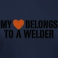 thumbnail image 3 of CafePress - My Heart Belongs To A Welder Women's Dark T Shirt - Women's Traditional Fit Dark T-Shirt, 3 of 4