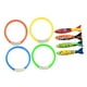 thumbnail image 3 of Pack de 8 Juguetes de Anillos para Peces, Anillos Subacuáticos, Natación Subacuática, Anillos de Buceo, Juguetes para Piscina, Anillos de Buceo para P 125x35 cm, 3 of 10