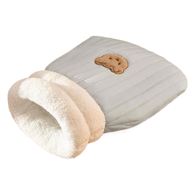 Billuyoard Cama para gatos con circulación de aire mejorada que garantiza un sueño cómodo para mascotas, nido para gatos, cama para gatos Perchas para gatos Azul Gris S