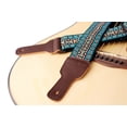 thumbnail image 6 of MUSIC FIRST Original Design, 2 inch width (5cm), Colorful Meshbelt & Genuine Leather Delux Banjo Strap, With 2 pieces of MUSIC FIRST Leather Strap Locker., 6 of 7