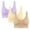 Yellow, variant on Babcutegg Bras for Women Nylon&Spandex Seamless Wireless 3PC Underwear for Women Gray M