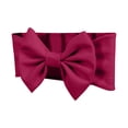 thumbnail image 1 of Funda elástica para el respaldo de la silla - Nudo decorativo de flores, tela elástica engrosada, decoración festiva roja • Se adapta a sillas de banquete y comedor • Elegante acento navideño para, 1 of 5