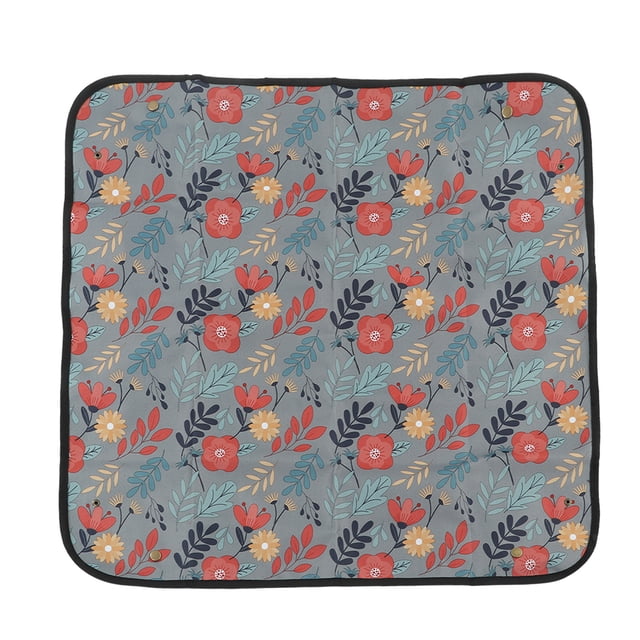 Tapete de tela Oxford plegable para trasplantar flores, bonsáis y suculentas, para el cuidado de plantas de interior y exterior, color gris