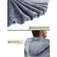 thumbnail image 4 of Mens Plush Fleece Robe | Soft, Warm, Spa Bathrobe for Men, Shawl Collar, 4 of 7