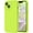 Fluorescent Green, variant on for iPhone 14 Case, Premium Silicone with [Soft Anti-Scratch Microfiber Lining] Shockproof Protective Phone Case for Men Women Girls 6.1", Dark Grey