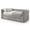 Gray, variant on Furniture of America Alonsa Fully Fabric Upholstered Track Arm Twin Daybed with Trundle, Pearl White
