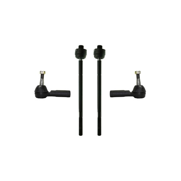 2 Inner Tie Rod Ends   2 Outer Tie Rod Ends Front Steering Kit Fits Passenger & Driver Side Fits select: 2000-2005 BUICK LESABRE, 2006-2011 BUICK LUCERNE