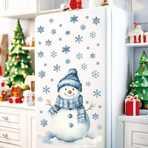 Décorations Murales pour Chambre, Autocollant Mural Élément de Noël pour Enfants Barbus - Décoration de Fond de Chambre pour les Fêtes