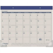 AT-A-GLANCE Recycled Fashion Desk Pad, Blue, 22" x 17" SK2517-09