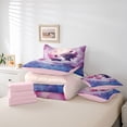 thumbnail image 6 of Castle Fairy Kawaii Axolotl Twin Bedding Sets,Black Pink Salamander Bedding Comforter Set, 6 of 8