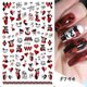 thumbnail image 5 of 3D Halloween Nail Art Anime Joker Spider Snake Sliders Nail Stickers Self Adhesive Decals Girls Kids Party Manicure, 5 of 5
