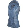 thumbnail image 2 of KOGMO Womens Military Anorak Safari Utility Vest with Hood, 2 of 6