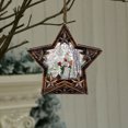 thumbnail image 5 of Qocolhg Christmas Decorations Outdoor Indoor, Christmas Decoration Crystal Balls Snowflake Lights Glowing Father Christmas Lights Christmas Gifts, on Sale Clearance!, 5 of 6