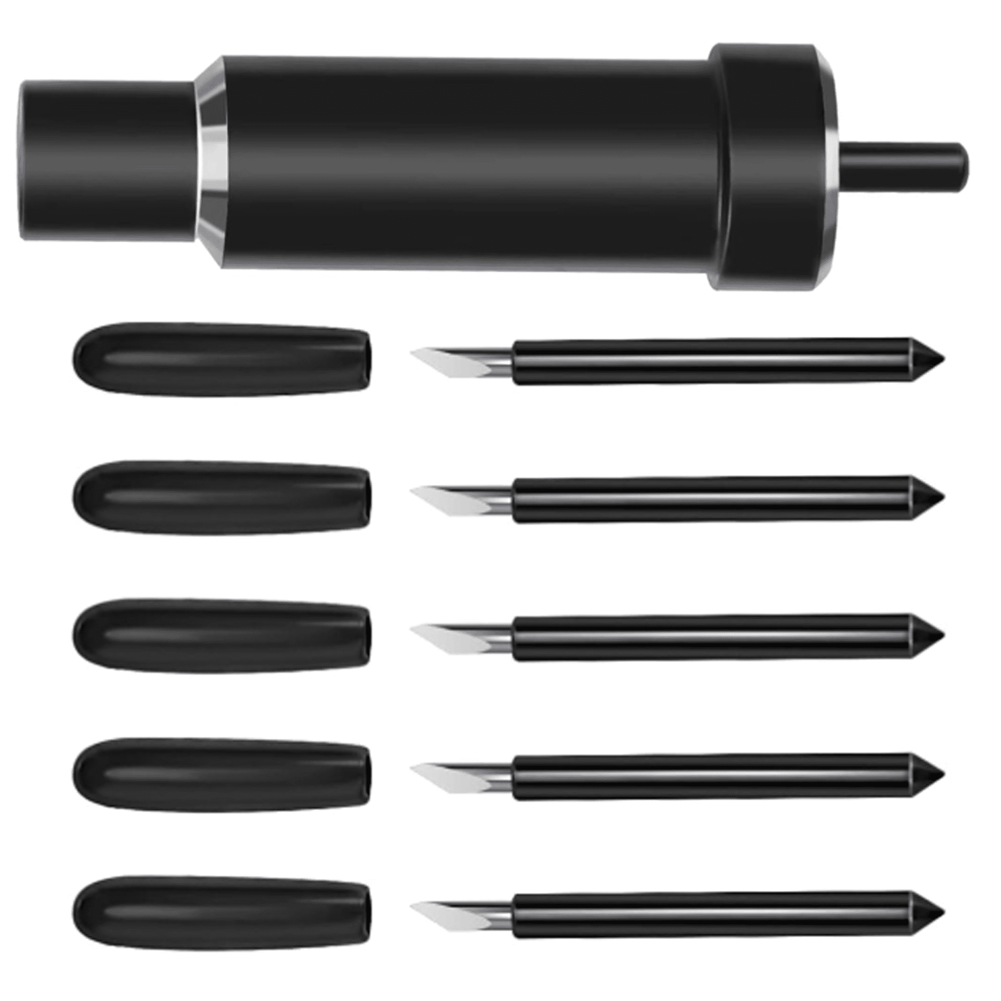 Deep Point Blade And Deep Cut Housing, Cut Materials up to 1.5mm Thickness, for Leather, Process Foam, Aluminum Foil, Compatible with Cricut Maker and Explore Machines