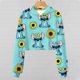 thumbnail image 1 of Sudadera con capucha con estampado divertido de punto rosa de Disney para niños, ropa de marca para niñas, suéter corto de manga larga, suéter con capucha de otoño 150 heqiyong CONDUJO, 1 of 2