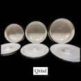 thumbnail image 2 of Qtial Ceramic Food Storage & serving Containers, SET OF 3 PCS Small, Medium,Large Pots (White dotted), 2 of 3