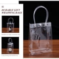 thumbnail image 6 of MLINS  10 Pcs Clear Bag Wine Supply with Bags Shopping Transparent, 6 of 8
