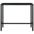 thumbnail image 5 of vidaXL 5 Piece Garden Bar Set with Cushions Poly Rattan Black, 5 of 5