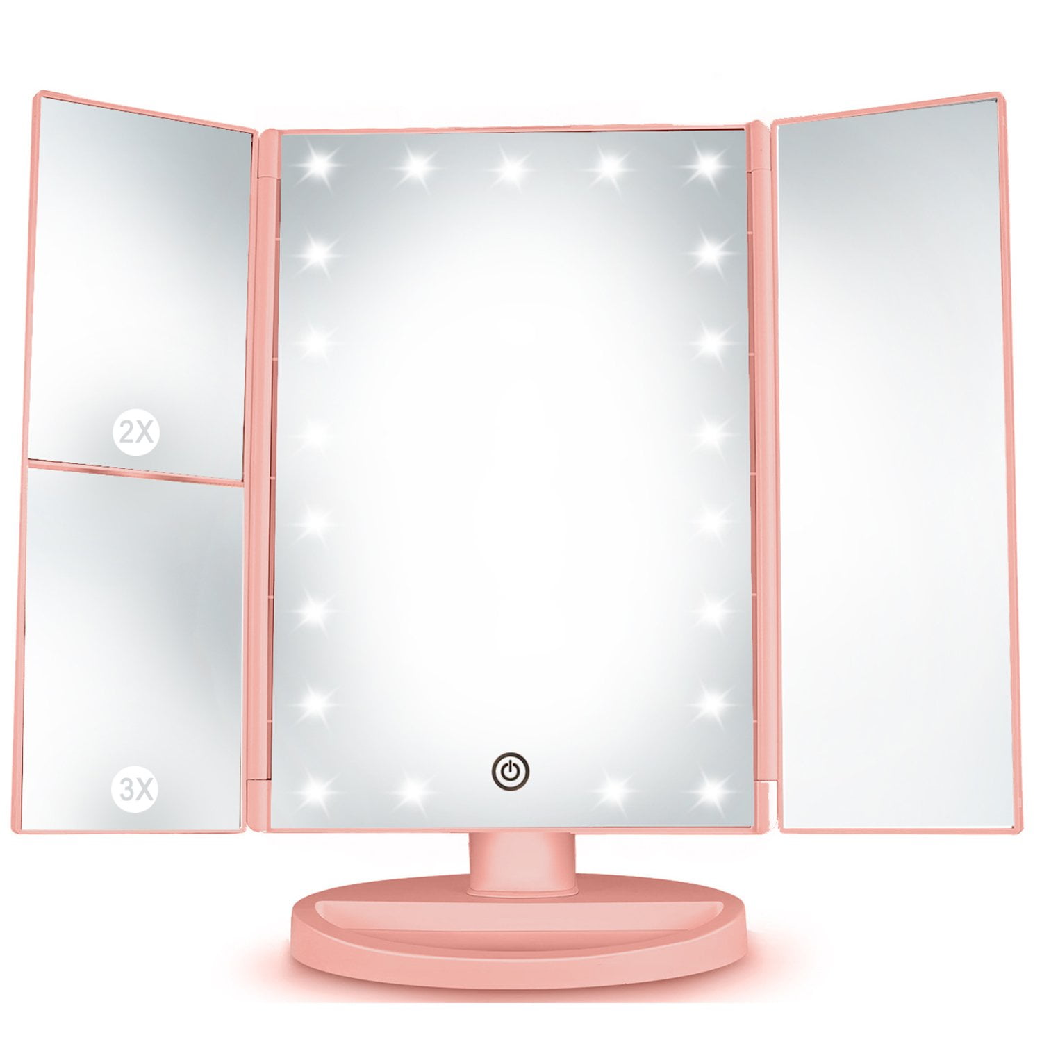 mirror travel pink