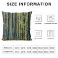 thumbnail image 5 of GOSMITH  Fall Throw Pillow Cushion Cover, Beach Autumn Forest with Thin Deciduous Trees in European Wilderness Woodland Image, Decorative Square Accent Pillow Case,Green Grey, 5 of 5