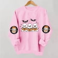 thumbnail image 6 of Tnhcen Ladies Halloween Sweatshirt Crewneck Long Sleeve Pullover Plus Size Graphic Tee Loose Fit Casual Autumn Winter Top Y2K Style Harajuku Loungewear Gift for Women Girls, 6 of 7