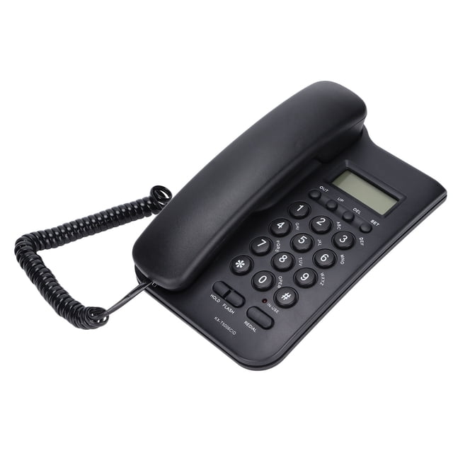 Office Phone, Hotel Phone Incoming Call Small Extension CID for Home Black,White