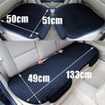 thumbnail image 2 of Funda cálida para asiento de coche para asiento delantero, trasero o conjunto completo, protector de asiento flocado, almohadilla de cojín antideslizante, universal para automóvil, 2 of 5