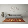 thumbnail image 3 of Ahgly Company Indoor Round Persian Brown Traditional Area Rugs, 3' Round, 3 of 4