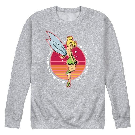 Disney - Peter Pan - Tinkerbell - A Little Bit of Pixie Dust - Men's Crew Neck Fleece Pullover